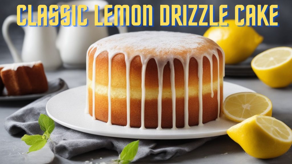 Classic Lemon Drizzle Cake